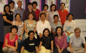 Ruth Kirkpatrick with participants of her SAS Master Class (5 Sep 2009), 'The Listening Storyteller'. Photo courtesy of Kamini Ramachandran.